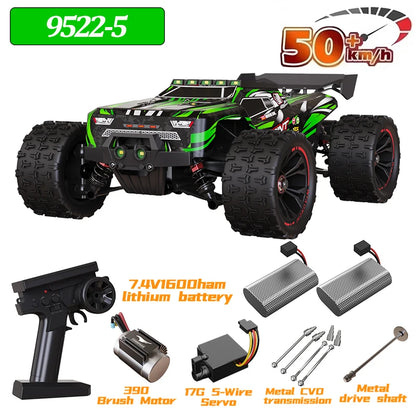 9522PRO 85KM/H Auto RC ad alta velocità Brushless a quattro ruote motrici Off-road Drift 1:16 Auto da corsa professionale 9522 50KM/H Giocattolo per ragazzi