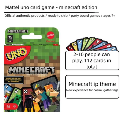 Giochi di carte da gioco UNO Filp, Super Mario, Minecraft, Lord of The Ring, Hot Wheels, No Mercy, giochi da tavolo sociali, giochi per bambini