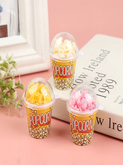 1:12 Snack per secchiello per popcorn in miniatura per casa delle bambole Fai finta di giocattoli per la decorazione alimentare
