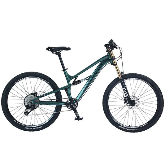 Bicicletta Da Uomo 26 Pollici Con Sospensione Completa Freni A Disco E Telaio In Acciaio Hi Ten