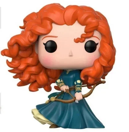 Nuova principessa Ariel FUNKO POP # 220 Belle # 221 Cenerentola # 222 Rapunzel # 223 Tiana # 224 Merida # 324 Action Figure per regalo per bambini
