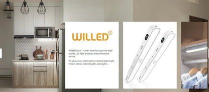 Lampada Da Armadio Con Sensore Di Movimento E Batteria Ricaricabile Barra Luminosa Touch Da 60 Led Per Luce Notturna