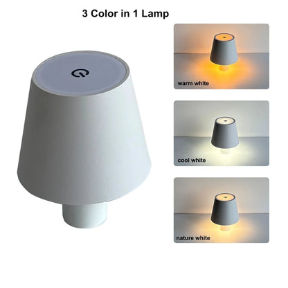 Lampada Da Tavolo Led Dimmabile Al Tocco Ricaricabile Senza Fili Design Nordic Per Cameretta E Scrivania