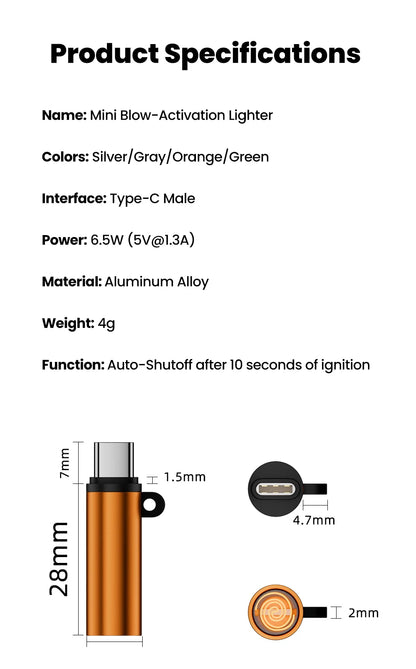Accendisigari USB C Mini Con Spegnimento Automatico Adattatore Sicuro Per Auto E Smartphone Compatibile Con iPhone 17