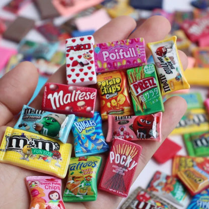 1/6 miniatura casa delle bambole snack mini fagiolo di cioccolato modello cibo per bambola BJD accessori da cucina giocattoli per ragazza