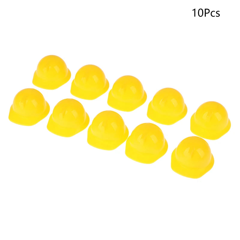 Kit Dieci Caschi Miniatura 1 12 Per Casa Delle Bambole Accessori Di Sicurezza Decorativi