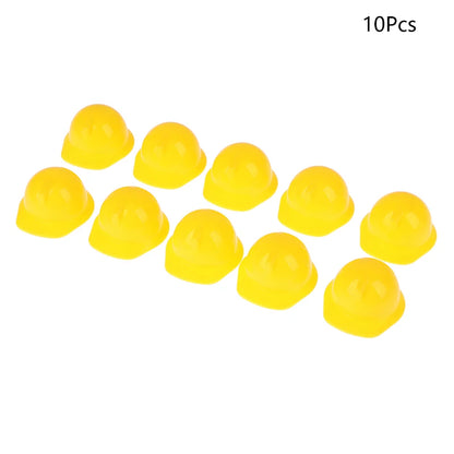 Kit Dieci Caschi Miniatura 1 12 Per Casa Delle Bambole Accessori Di Sicurezza Decorativi
