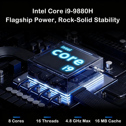 LENO NUOVO Laptop da 15.6 pollici Intel Core i9-9900 32GB 2TB Windows 11 Computer da gioco PC Gamer per ufficio Notebook ultra sottile 1920*1080 HD