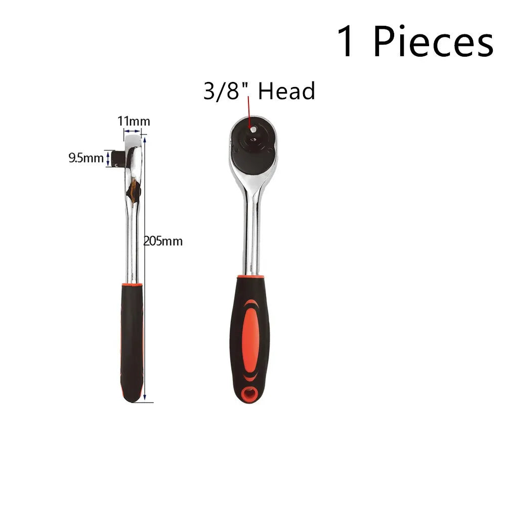 Onnfang 7-19/11-32mm chiave a cricchetto universale testa a bussola universale, chiave a bussola per uso domestico/chiave per utensili manuali
