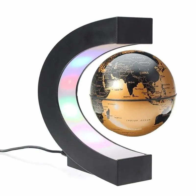 Globo a Levitazione Magnetica con Mappa del Mondo Led Sfera Decorativa per Casa Regalo di Compleanno