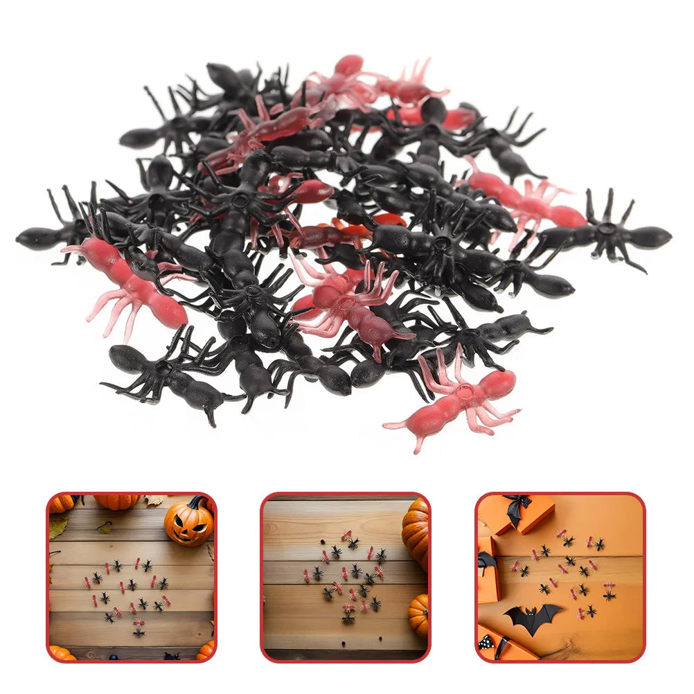 Formiche In Plastica Realistiche 1000 Pezzi Scherzi Halloween Decorazioni Feste Esplorazioni Naturalistiche