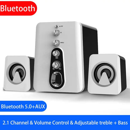 Altoparlanti per computer Sistema Home Theatre PC Subwoofer per basso Altoparlante Bluetooth Musica Soundbar surround 4D per laptop desktop Boombox