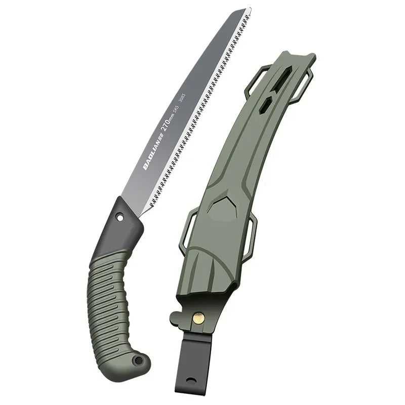 Sega Manuale Pieghevole Ergonomica Con Impugnatura Antiscivolo Per Taglio Di Rami E Legno All'aperto Campeggio