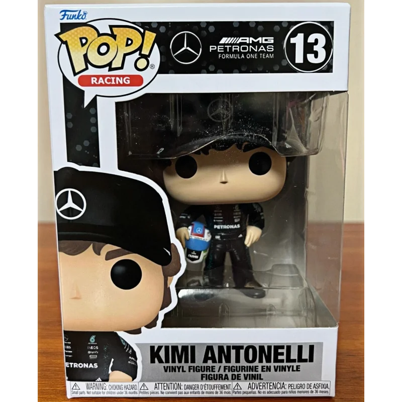 Funko Pop! Originale Figurina in Vinile del Team Mercedes-AMG F1 Andrea Kim Antonelli Max Verstappen - Nuovo Regalo da Collezione Disponibile