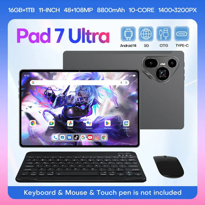 Pad 7 Ultra Tablet 10.1 Pollici Con TV Led Funzione Chiamata Dual Sim Dual Standby