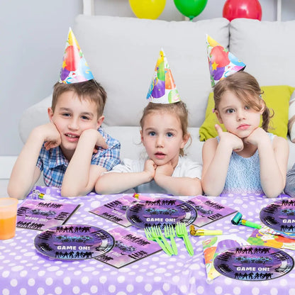 Decorazioni Festa Bambini Tema Alpaca Lama Cartoon Piatti e Tovaglie Set Per Feste