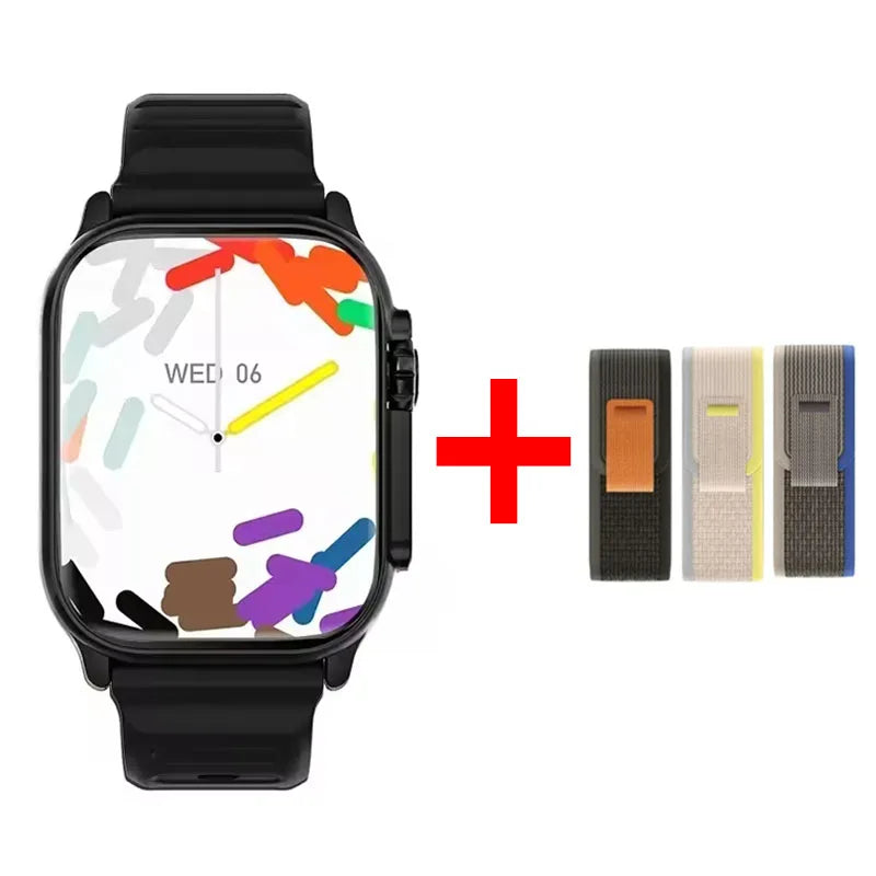 Nuovo Smartwatch 2026 Watch 10 Ultra 49mm con NFC, GPS, Chiamate Bluetooth, Musica BT, Giochi e Ricarica Wireless per Uomo e Donna