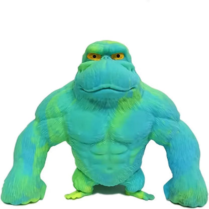 Squishy Scimmia Giocattolo Elastico Colla Riempito di Gomma Gorilla Elastico Estensibile Autismo Decompressione Giocattolo Adulti Bambini Regalo