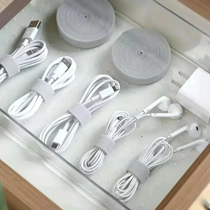 3M Gancio e Anello di Fissaggio Organizzatore di Cavi Fascette Avvolgicavo Keeper Cavi USB Protezione di Gestione Auricolare Mouse Fascette