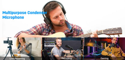Microfono Usb Cardioide Professionale Per Streaming E Podcast Con Braccio Per Registrazione YouTube