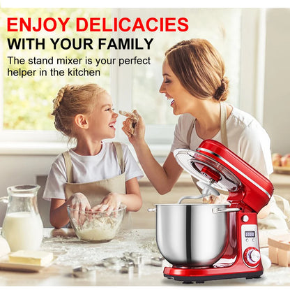 Robot Da Cucina Biolomix BM601 Con Ciotola In Acciaio Da 6 L, 1200 W, 6 Velocità, Testa Inclinabile