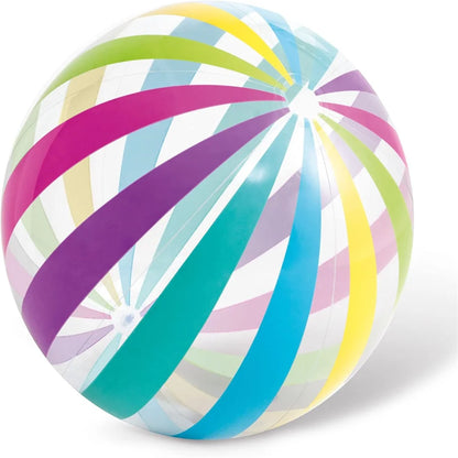 Pallone Da Spiaggia Gonfiabile 40 Cm Colorato Per Giochi In Piscina E Feste Estive