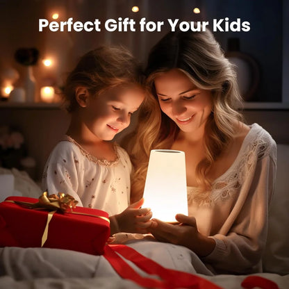 Lampada Tattile Dimmerabile Ricaricabile Usb Per Comodino E Camera Da Letto Con 13 Colori Rgb Luce Notturna
