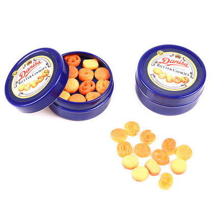Set Accessori Cucina Miniatura 1 12 Scatola Latta Blu Per Casa Delle Bambole Decorazione Giocattolo Regalo