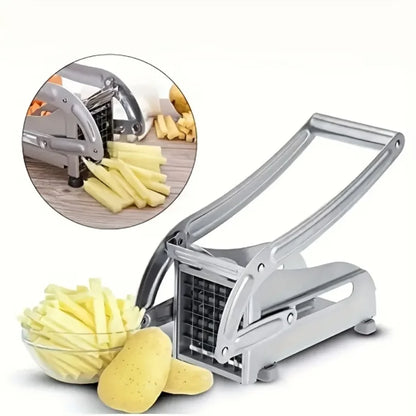 Set Utensili Da Cucina In Acciaio Inox Per Frutta Verdura Affettatrice Taglia Patatine E Tritatutto