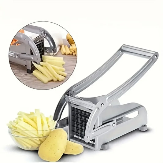 Set Utensili Da Cucina In Acciaio Inox Per Frutta Verdura Affettatrice Taglia Patatine E Tritatutto