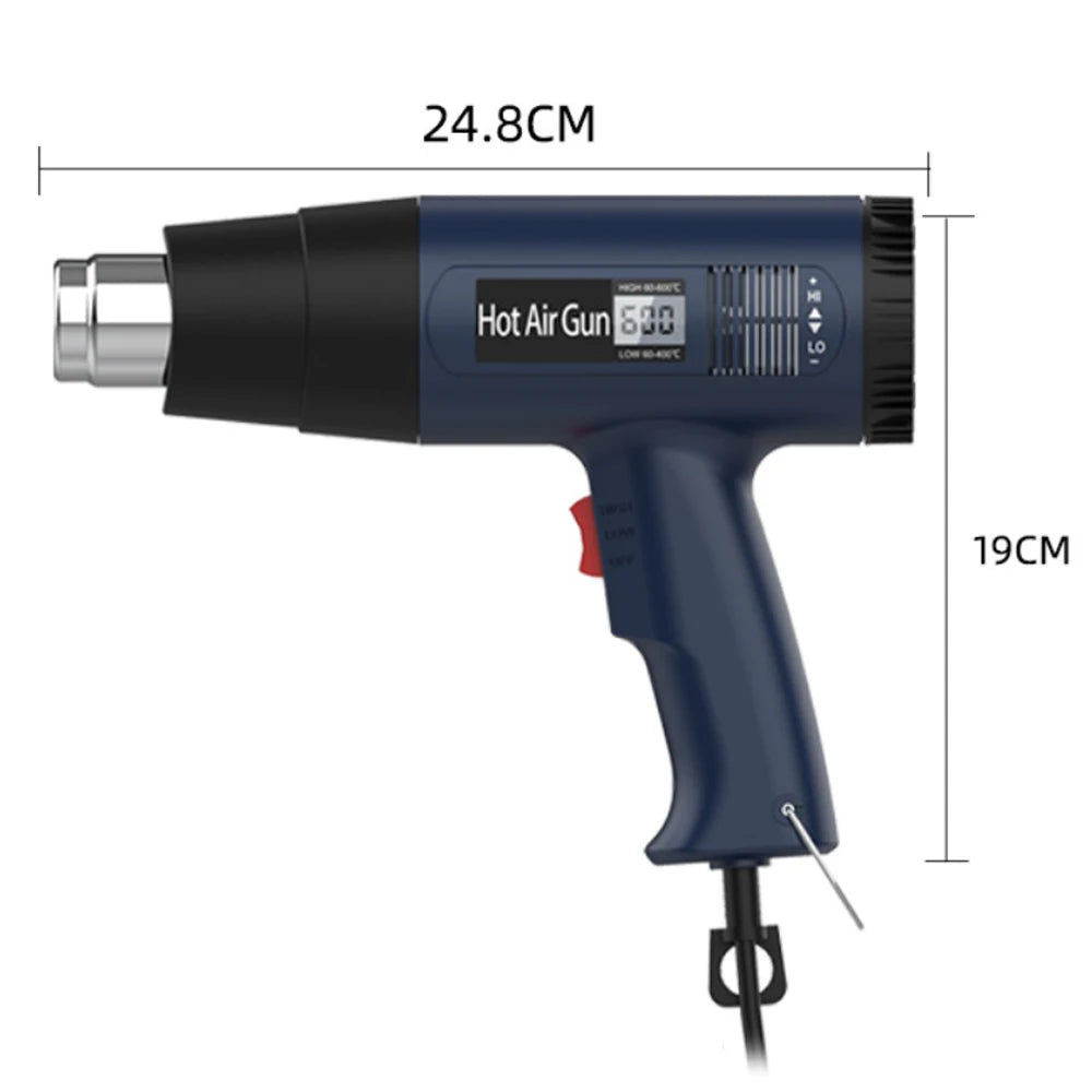 Pistola Termica 220V 2000W Variabile Avanzata Pistola ad Aria Calda Elettrica Avanzata con Temperature Regolabili