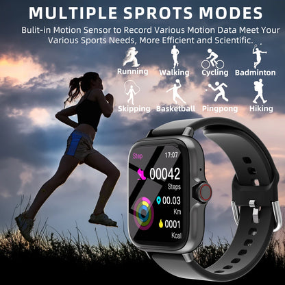 Orologio Smartwatch Impermeabile 1,83 Pollici con Risposta Chiamata Monitoraggio Sonno e Contapassi IPhone e Android