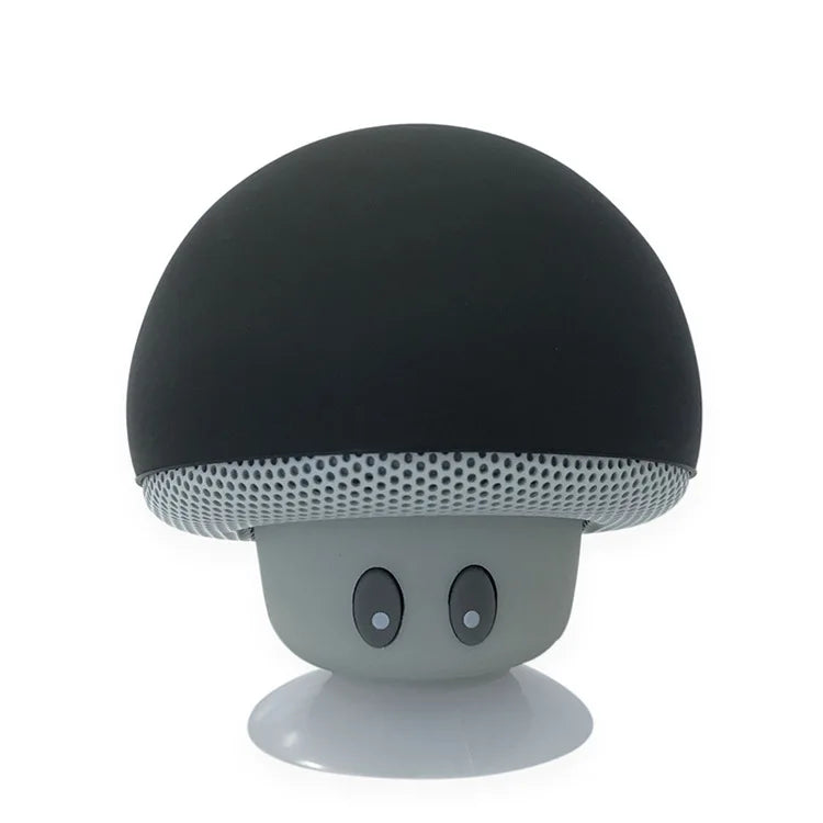 Mini Altoparlante Bluetooth Rosa Portatile Con Design Funghetto E Supporto Ventosa Per Telefono E PC