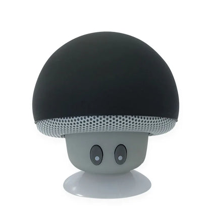 Mini Altoparlante Bluetooth Rosa Portatile Con Design Funghetto E Supporto Ventosa Per Telefono E PC