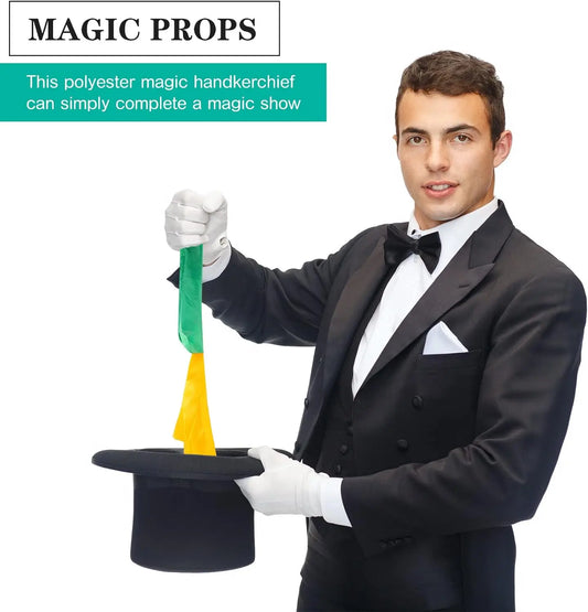 Set Da 2 Sciarpe Magiche Cambia Colore In Seta, Accessori Trucco E Regalo Creativo