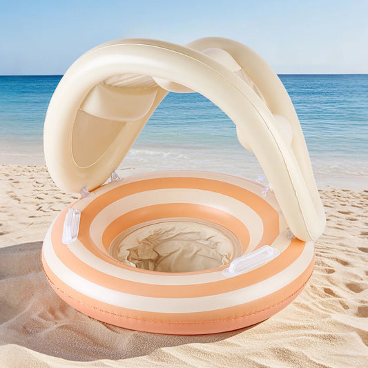 Pantaloni Parasole Rigati Retrò Con Manici E Anelli Galleggianti Per Spiaggia Ideale Per Estate