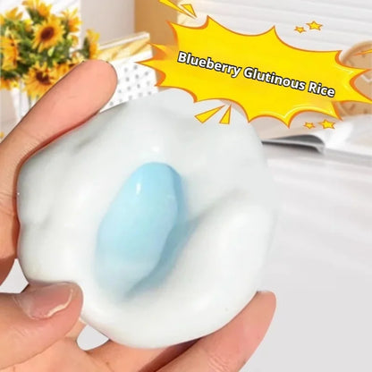 Squishy sottovuoto modellabili Palla di sabbia Palla antistress per uva Palla rumorosa antistress Desktop Spremitura Giocattolo lenitivo Regalo di compleanno