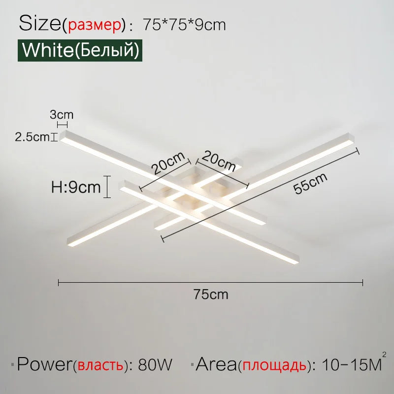 Plafoniera Moderna In Alluminio Spazzolato Per Soggiorno E Camera Da Letto Luce Diffusa Design Minimalista