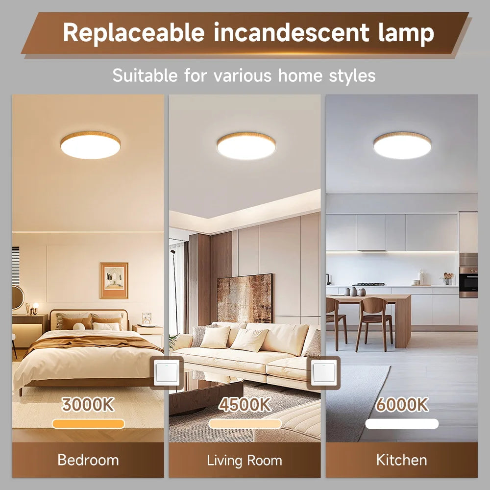 Plafoniera LED Da Soffitto 18W-50W 220V, Illuminazione Moderna Per Soggiorno E Decorazione Casa