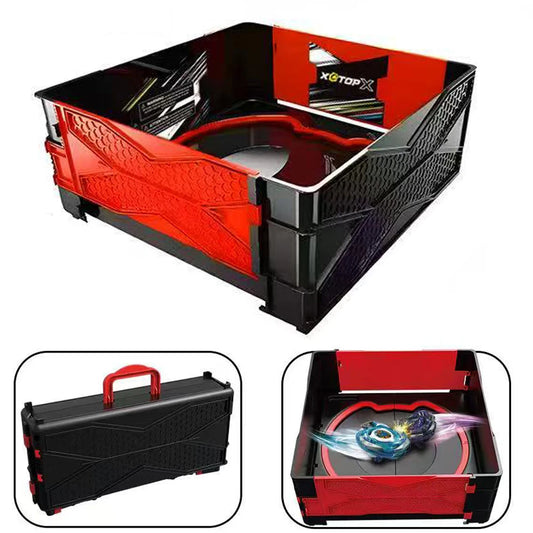 Stadio Beystadium Pieghevole Bey X Clash And Carry Per Giroscopi In Metallo Diametro 33,5 Cm