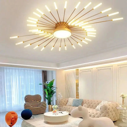 Lampada Da Soffitto Led A Forma Di Fiore Per Soggiorno E Camera Da Letto, Luce Moderna Sala Da Pranzo