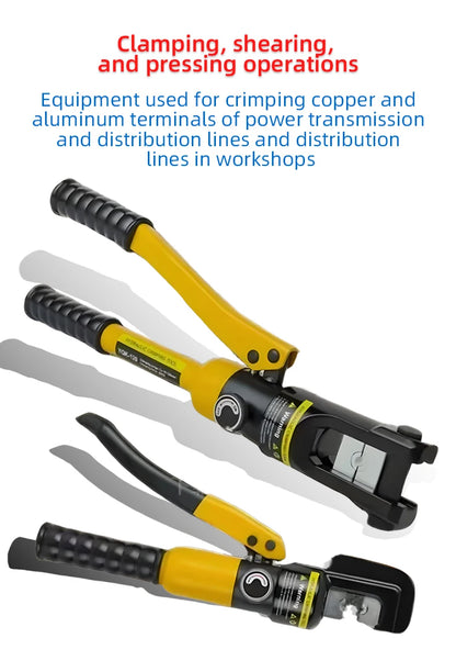 6-120 Pinza a crimpare idraulica YQK-120 Pressione 6T Utensili idraulici domestici Pinza idraulica Pinza a crimpare terminale cavo fai da te