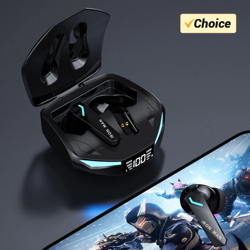 Lenovo GM2 Pro Auricolari Da Gioco Bluetooth 5.3 Con Cancellazione Attiva Del Rumore E Microfono