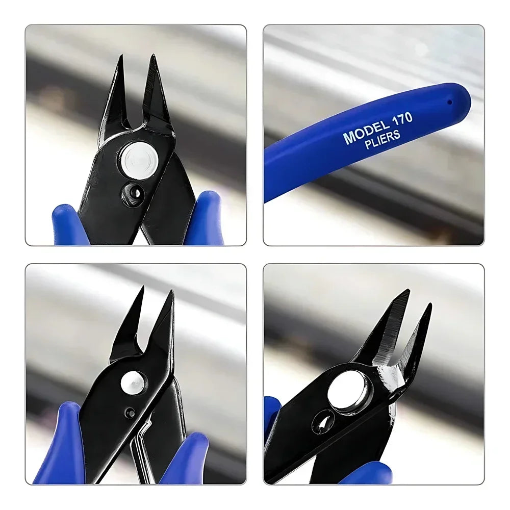 Pinze Diagonali Blu Per Elettronica Modello 170 Taglio Preciso Strumenti Pcb Set Da 1 10 20 Pezzi