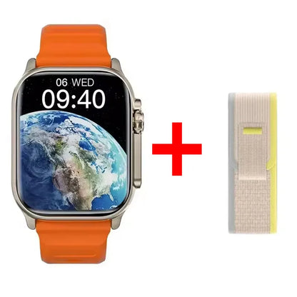 Nuovo Smartwatch 2026 Watch 10 Ultra 49mm con NFC, GPS, Chiamate Bluetooth, Musica BT, Giochi e Ricarica Wireless per Uomo e Donna
