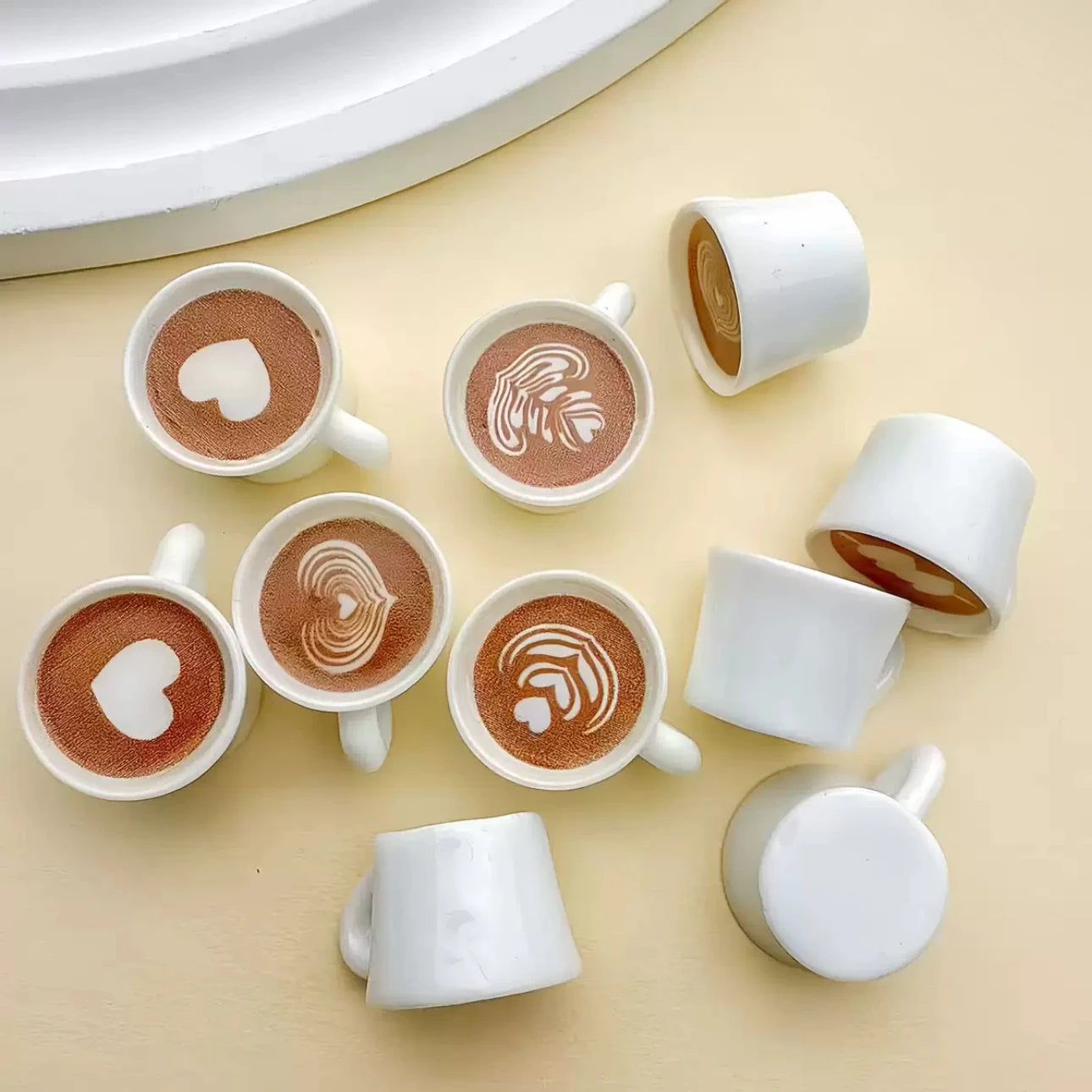 10 Pezzi Ciondoli In Resina A Forma Di Tazza Di Caffè E Personaggi Animati Per Gioielli Fai Da Te