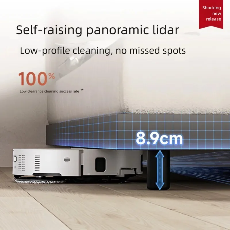 Dreame S50s Pro Robot Aspirapolvere Lavapavimenti con Stazione Automatica e Auto Pulizia Globale