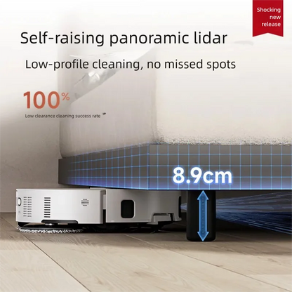 Dreame S50s Pro Robot Aspirapolvere Lavapavimenti con Stazione Automatica e Auto Pulizia Globale
