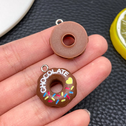 Set Da 10 Ciondoli In Resina A Forma Di Chicchi Di Caffè E Tazze Per Gioielli Fai Da Te