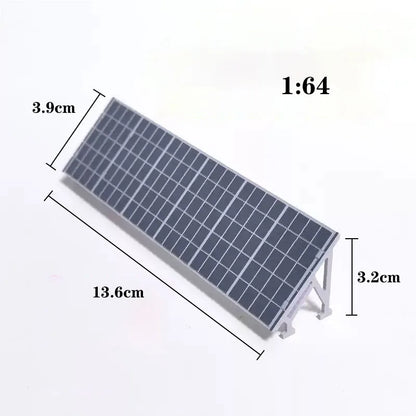 Set Educativo Pannello Solare Miniaturizzato Stampato In 3D Adesivi Personalizzabili Energia Verde